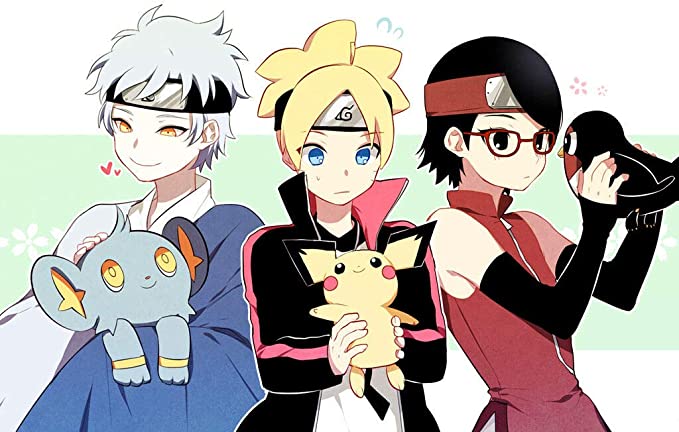 Detail Gambar Boruto Sarada Mitsuki Nomer 2