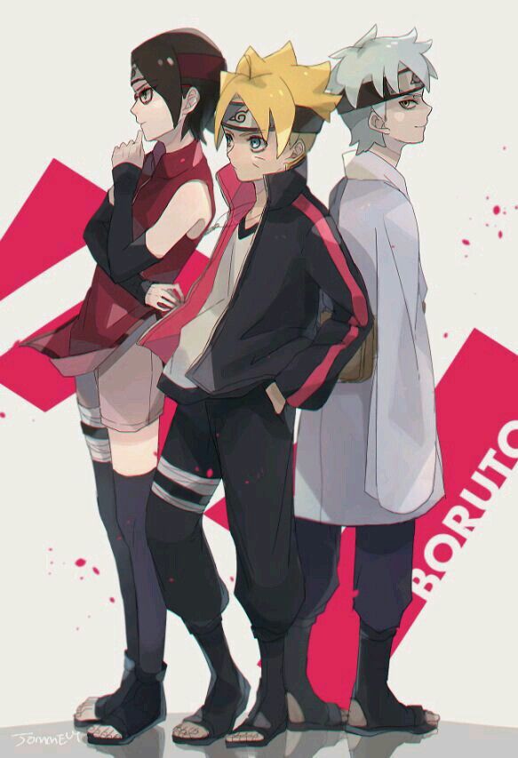 Detail Gambar Boruto Sarada Mitsuki Nomer 6