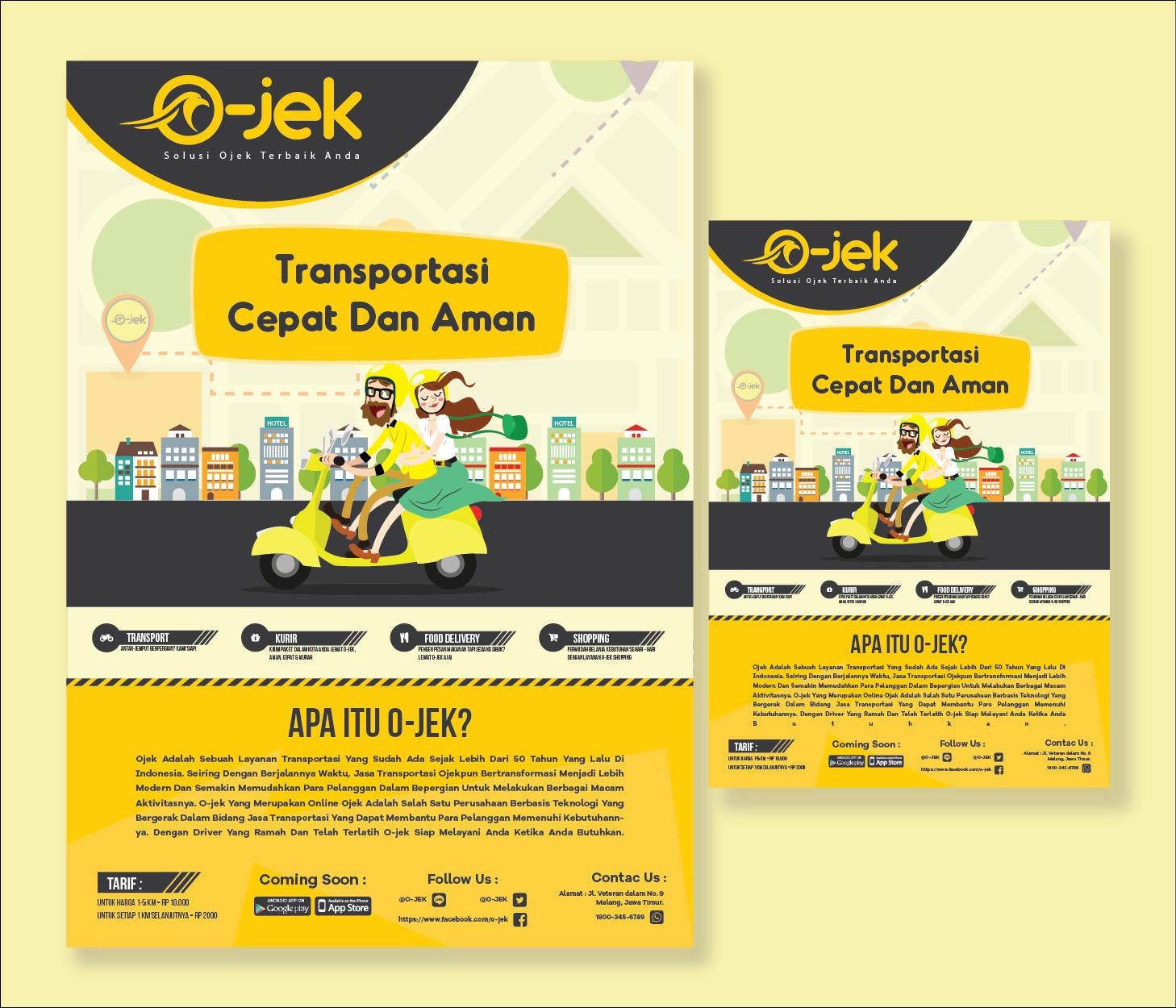 Detail Gambar Brosur Ojek Online Nomer 16