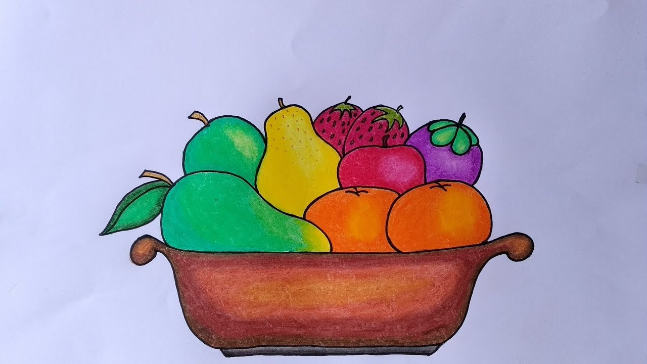 Detail Gambar Buah Buahan Untuk Di Warnai Nomer 27