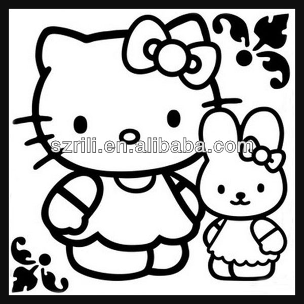 Detail Gambar Buat Menggambar Cartoon Hello Kitty Nomer 26