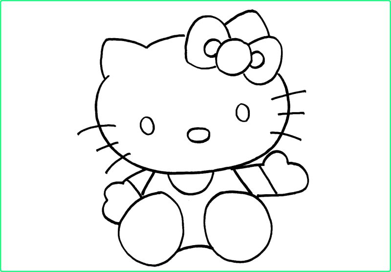 Detail Gambar Buat Menggambar Cartoon Hello Kitty Nomer 35