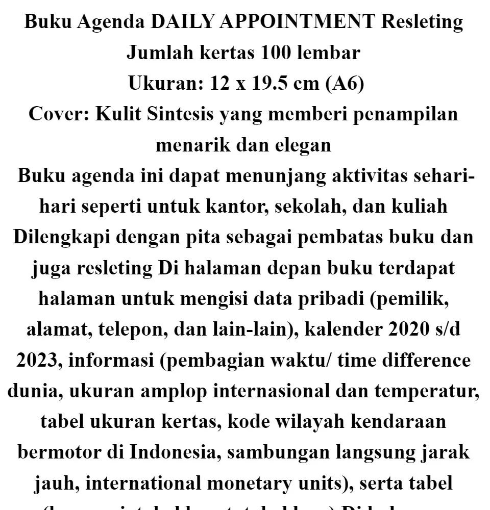 Detail Gambar Buku Agenda Hitam Putih Nomer 21