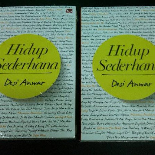 Detail Gambar Buku Desi Anwar Hidup Sederhana Nomer 34