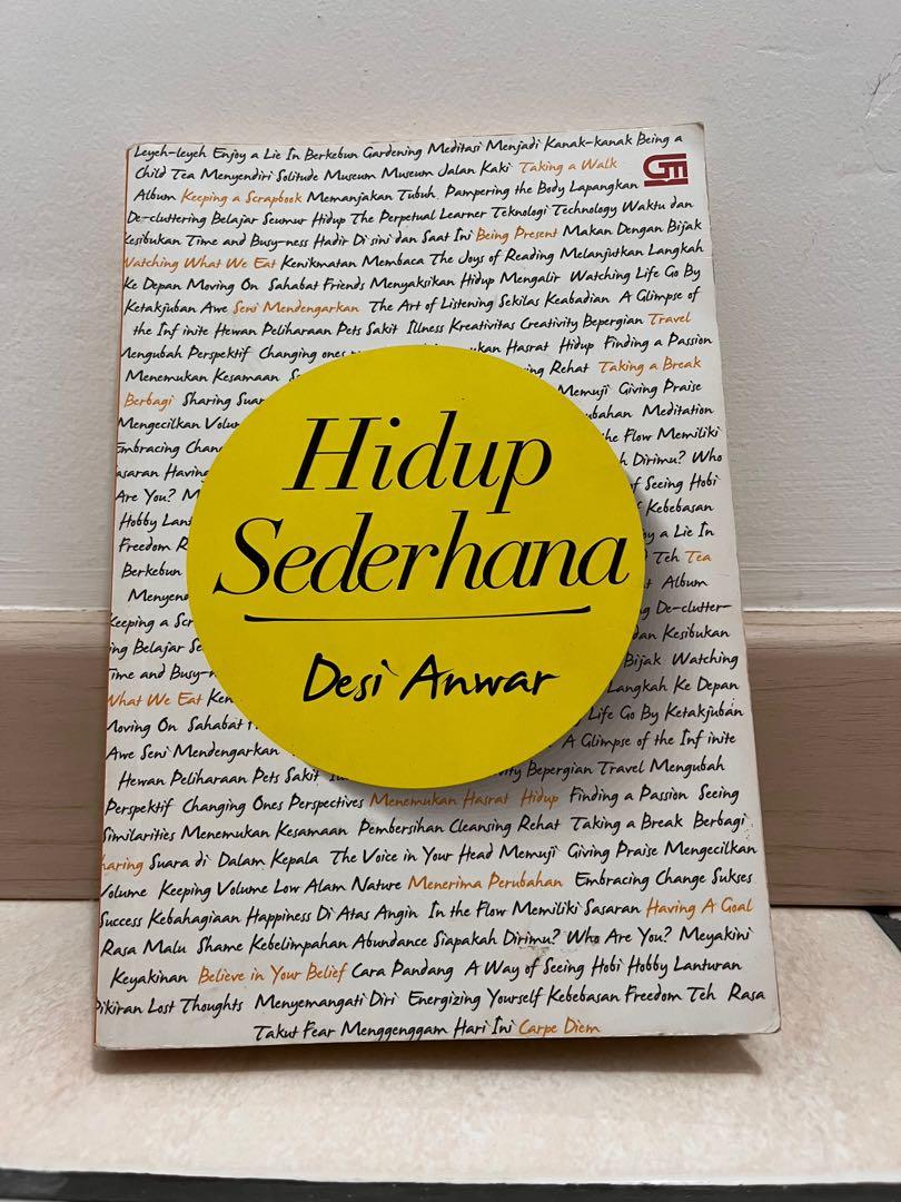 Detail Gambar Buku Desi Anwar Hidup Sederhana Nomer 35