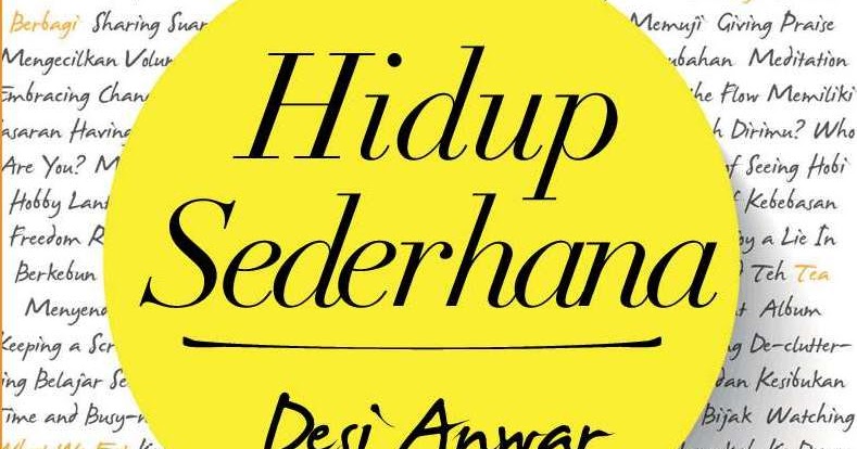 Detail Gambar Buku Desi Anwar Hidup Sederhana Nomer 53