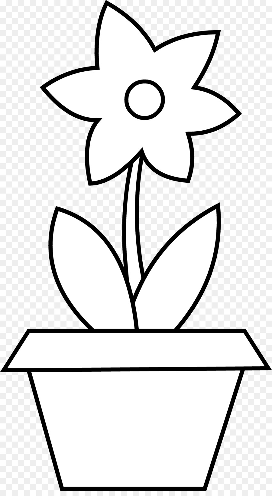 Halaman Unduh untuk file Gambar Bunga Dan Pot Untuk Mewarnai yang ke 10