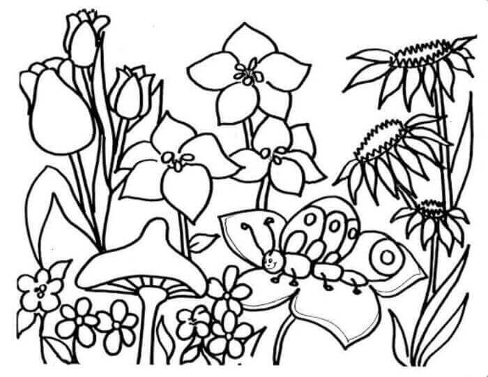 Detail Gambar Bunga Kartun Untuk Diwarnai Nomer 6
