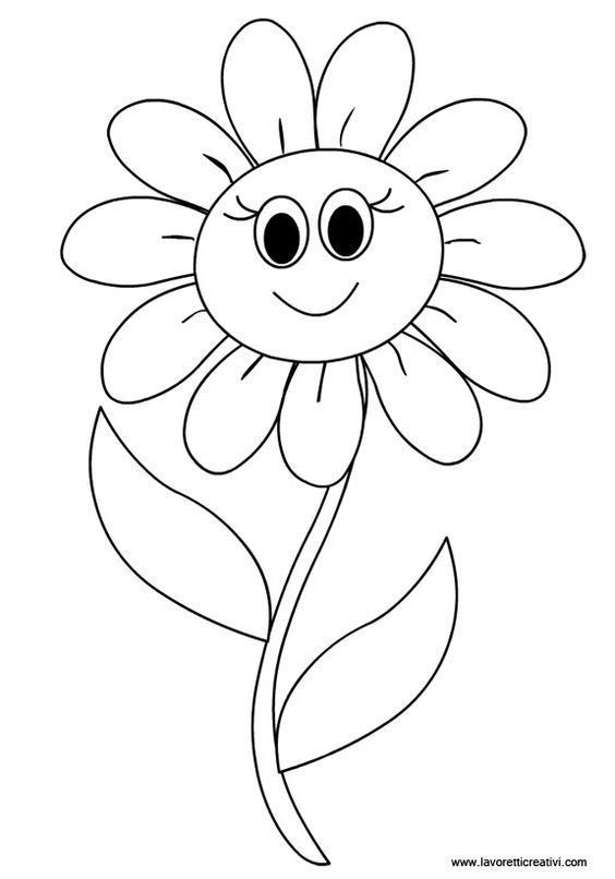 Detail Gambar Bunga Matahari Untuk Di Warnai Nomer 17