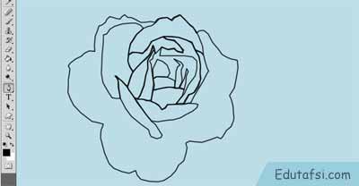 Detail Gambar Bunga Mawar No 1 Di Atas Ini Merupakan Tahapan Menggambar Nomer 27