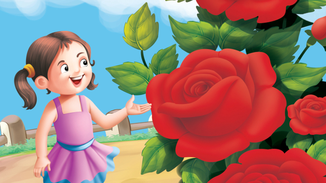 Detail Gambar Bunga Mawar Untuk Anak Tk Nomer 36