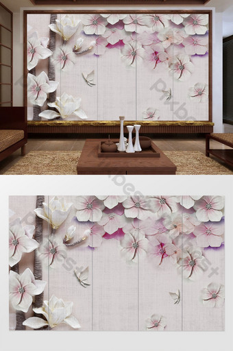 Detail Gambar Bunga Sakura Untuk Dinding Nomer 46