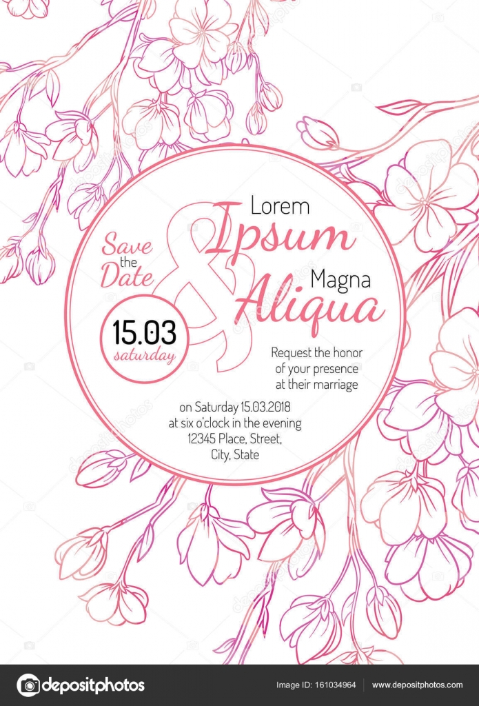 Detail Gambar Bunga Sakura Untuk Undangan Nomer 38