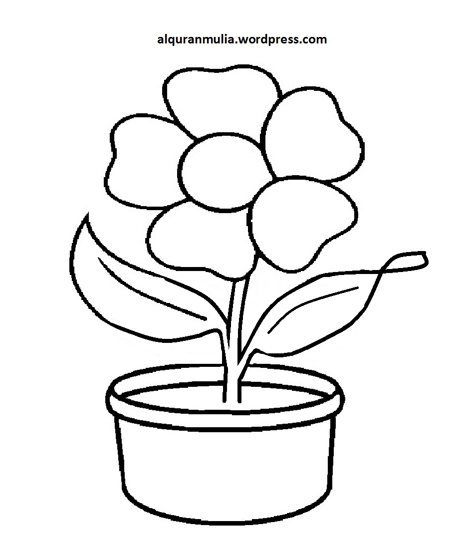 Detail Gambar Bunga Untuk Belajar Mewarnai Nomer 17