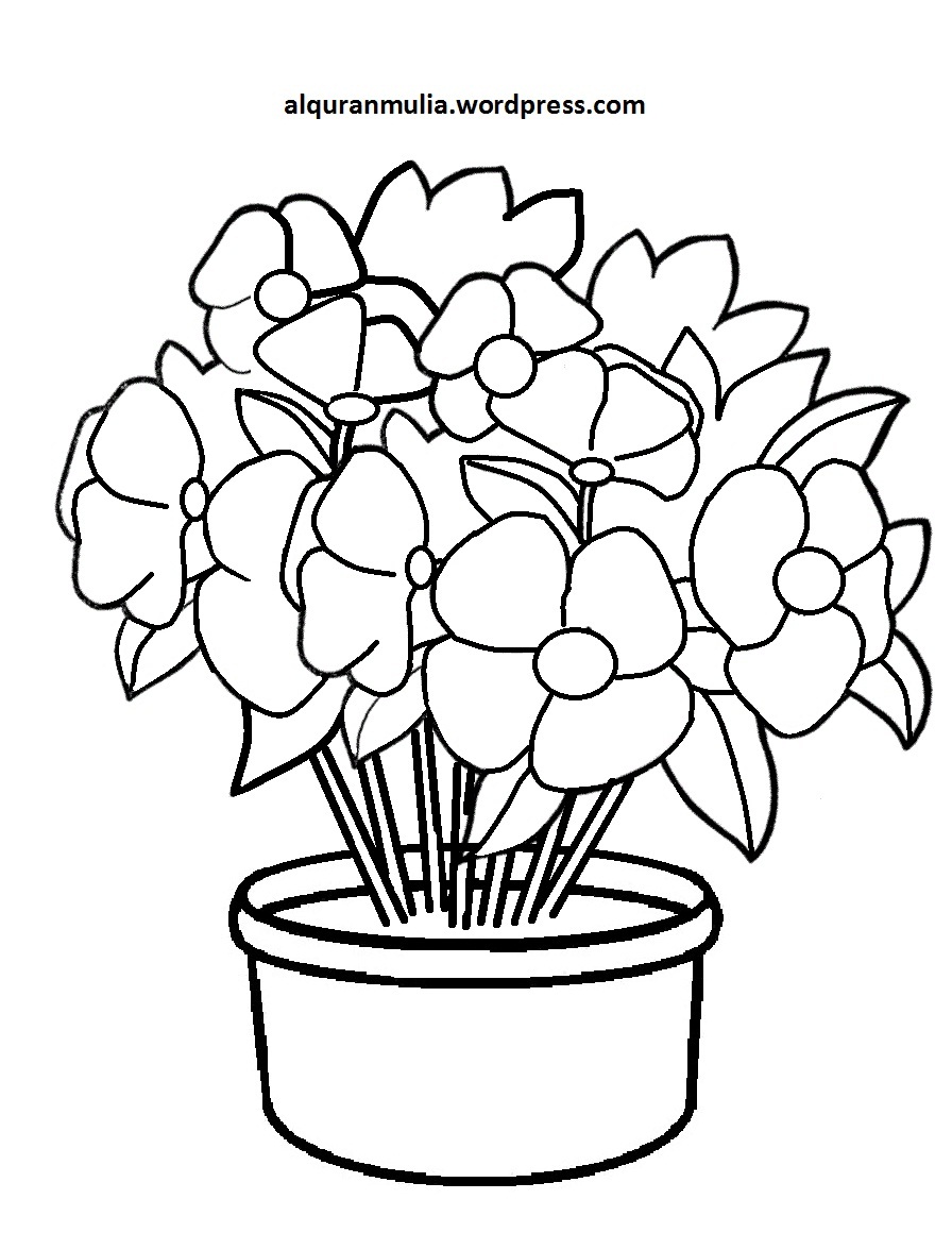 Detail Gambar Bunga Untuk Belajar Mewarnai Nomer 33