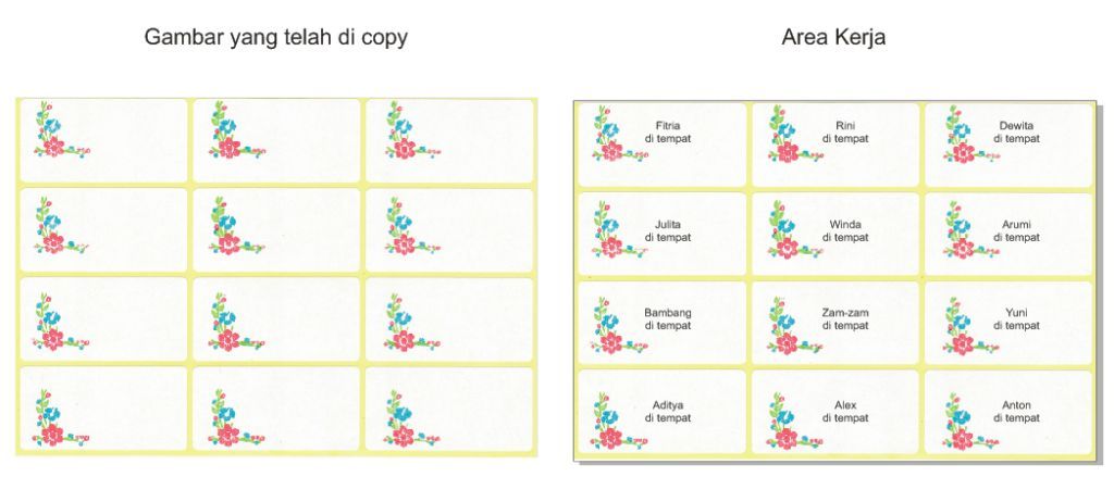 Detail Gambar Bunga Untuk Label Nama Nomer 41