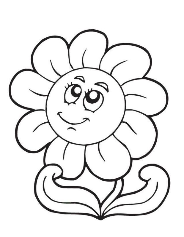 Detail Gambar Bunga Untuk Mewarnai Anak Paud Nomer 41