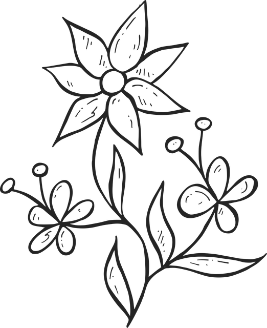 Detail Gambar Bunga Yg Mudah Untuk Digambar Nomer 50
