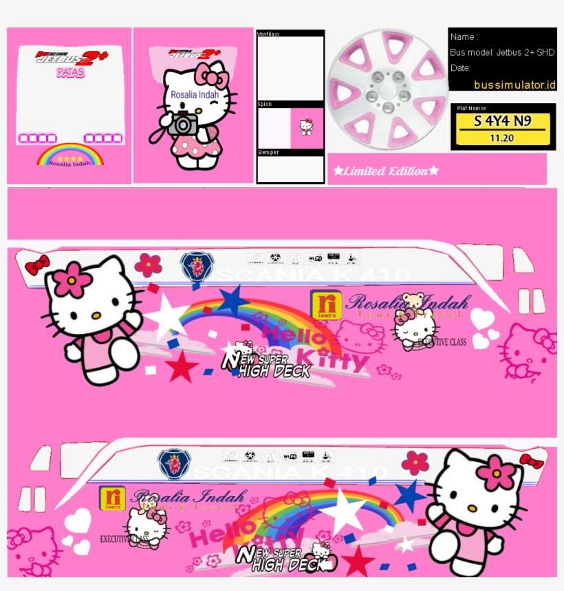 Gambar Bus Simulator Hello Kitty - KibrisPDR