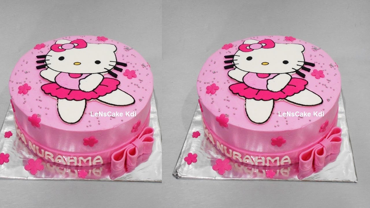 Detail Gambar Cake Hello Kitty Nomer 11