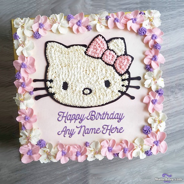 Detail Gambar Cake Hello Kitty Nomer 16