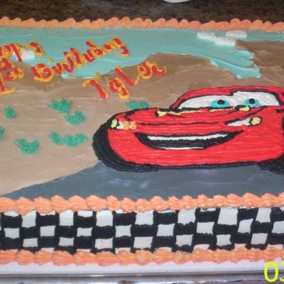 Detail Gambar Cake Mobil Cars Buttercream Nomer 20