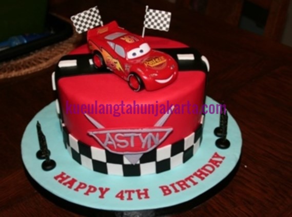 Detail Gambar Cake Mobil Cars Buttercream Nomer 9