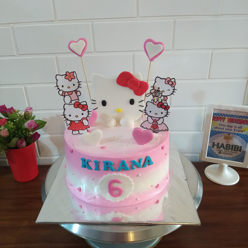 Detail Gambar Cake Ulang Tahun Hello Kitty Nomer 12