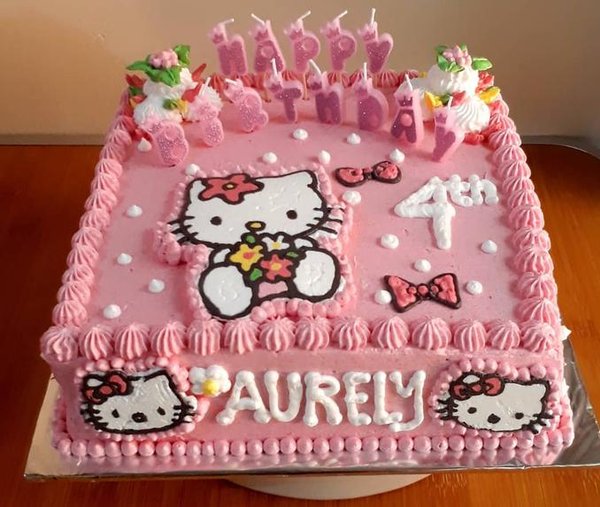 Detail Gambar Cake Ulang Tahun Hello Kitty Nomer 15