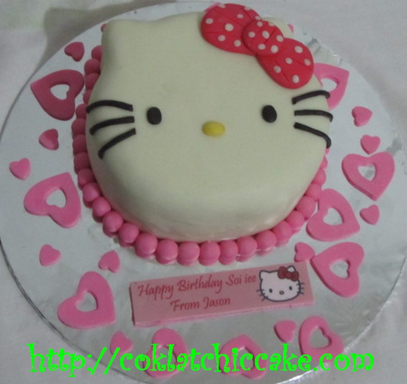 Detail Gambar Cake Ulang Tahun Hello Kitty Nomer 29