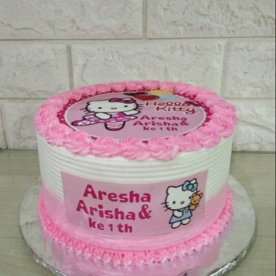 Detail Gambar Cake Ulang Tahun Hello Kitty Nomer 35