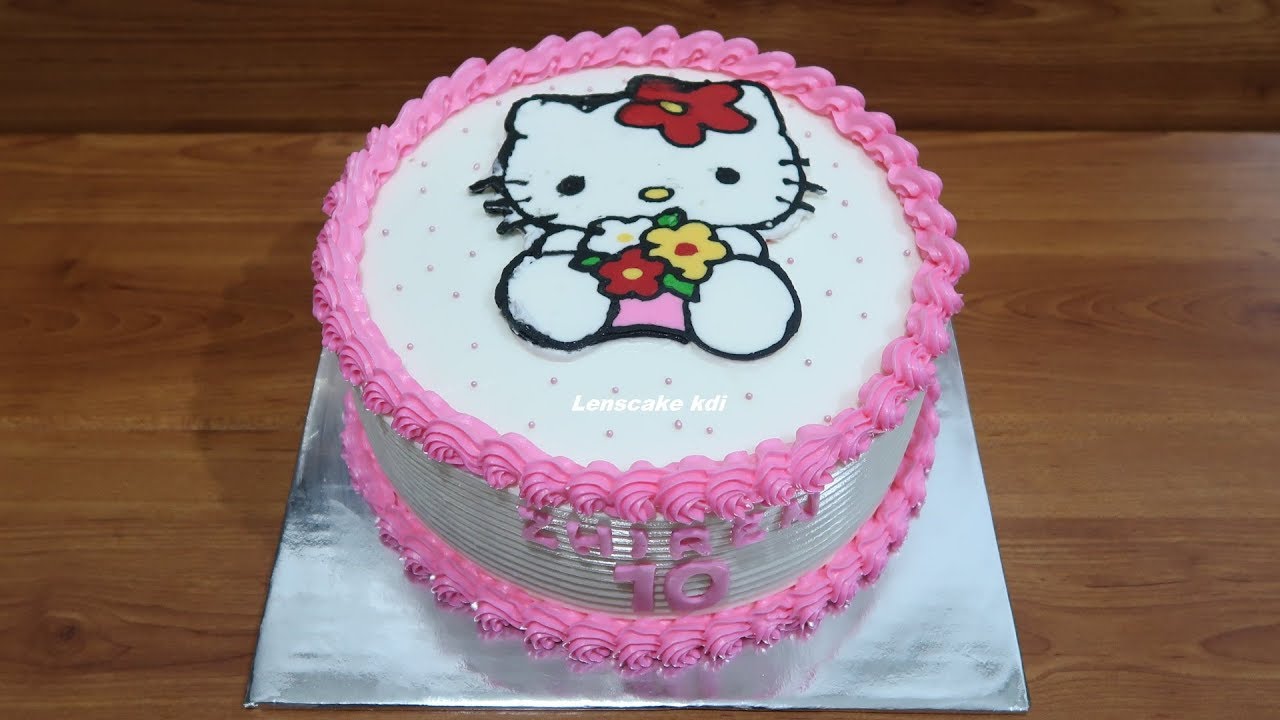 Detail Gambar Cake Ulang Tahun Hello Kitty Nomer 39