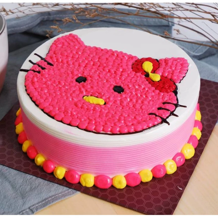 Detail Gambar Cake Ulang Tahun Hello Kitty Nomer 41