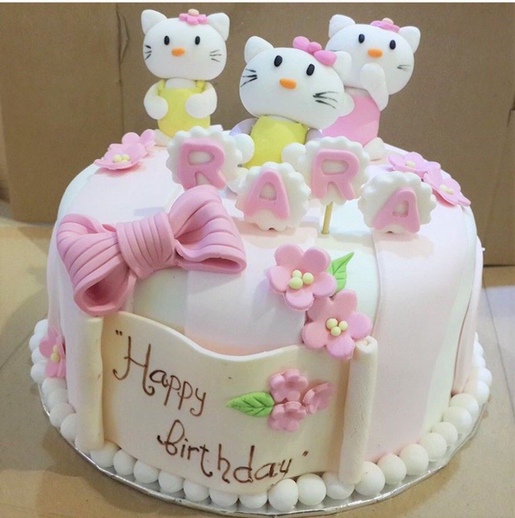 Detail Gambar Cake Ulang Tahun Hello Kitty Nomer 44