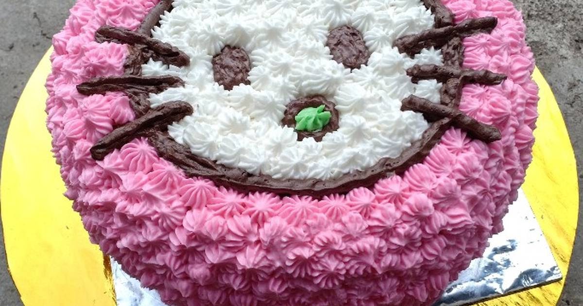 Detail Gambar Cake Ulang Tahun Hello Kitty Nomer 45