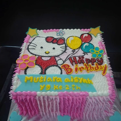 Detail Gambar Cake Ulang Tahun Hello Kitty Nomer 50