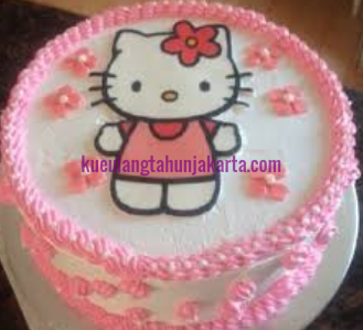 Detail Gambar Cake Ulang Tahun Hello Kitty Nomer 52