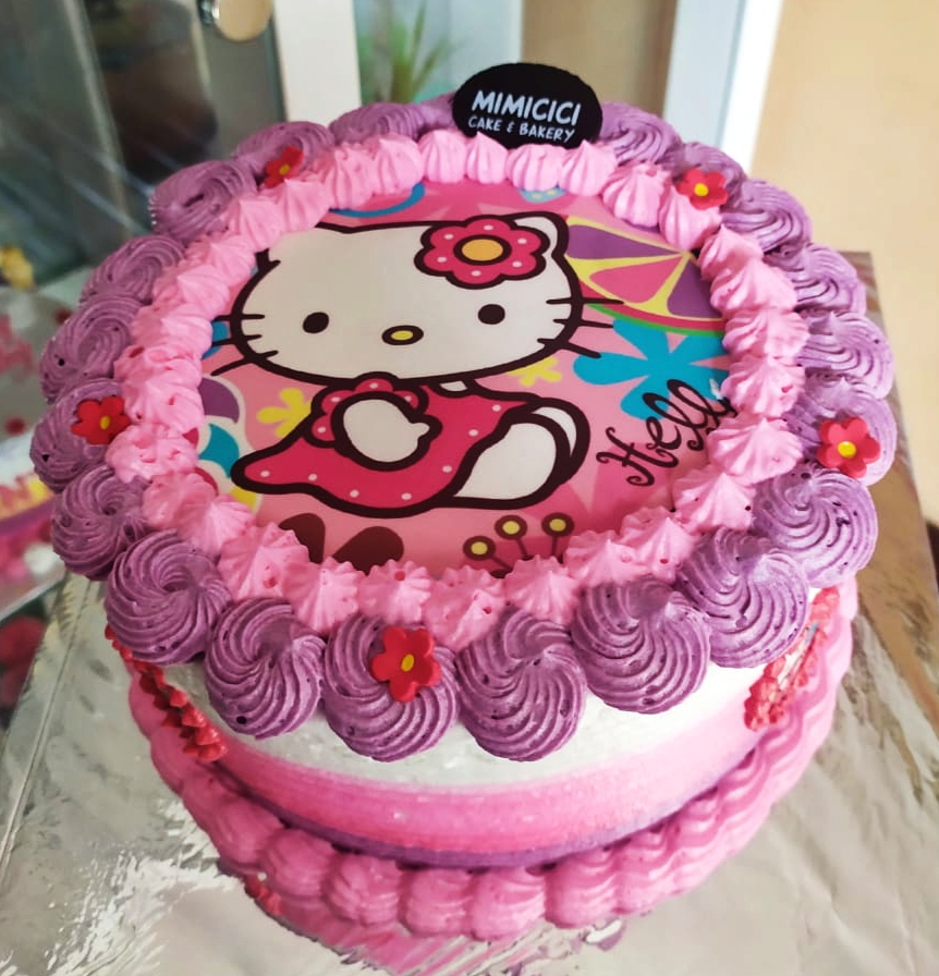 Detail Gambar Cake Ulang Tahun Hello Kitty Nomer 9