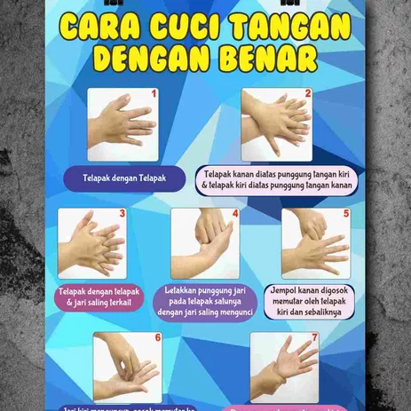 Detail Gambar Cara Cuci Tangan 7 Langkah Nomer 26