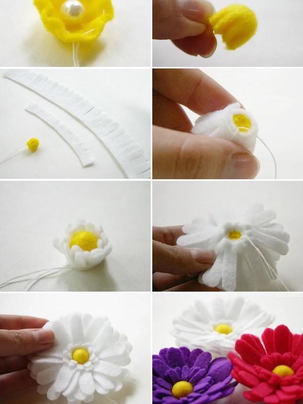 Detail Gambar Cara Membuat Bunga Mawar Dari Kain Flanel Nomer 18