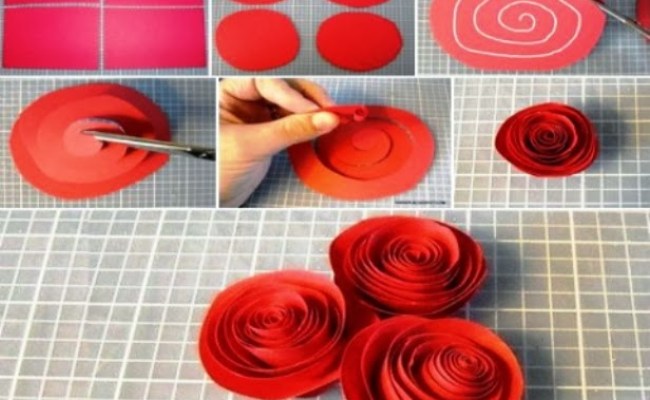 Detail Gambar Cara Membuat Bunga Mawar Dari Kertas Karton Nomer 9