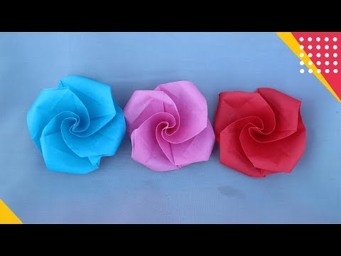 Detail Gambar Cara Membuat Bunga Mawar Dari Kertas Origami Nomer 13