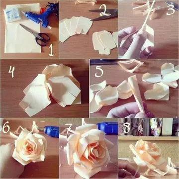 Detail Gambar Cara Membuat Bunga Mawar Dari Kertas Origami Nomer 26