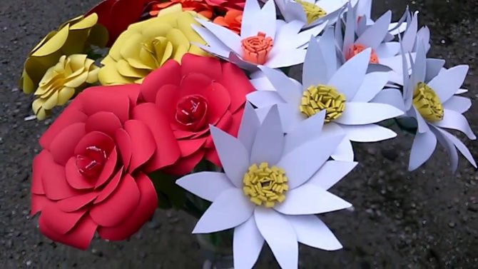 Detail Gambar Cara Membuat Bunga Teratai Dari Kertas Krep Nomer 20