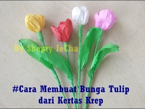 Detail Gambar Cara Membuat Bunga Tulip Dari Sedotan Nomer 14