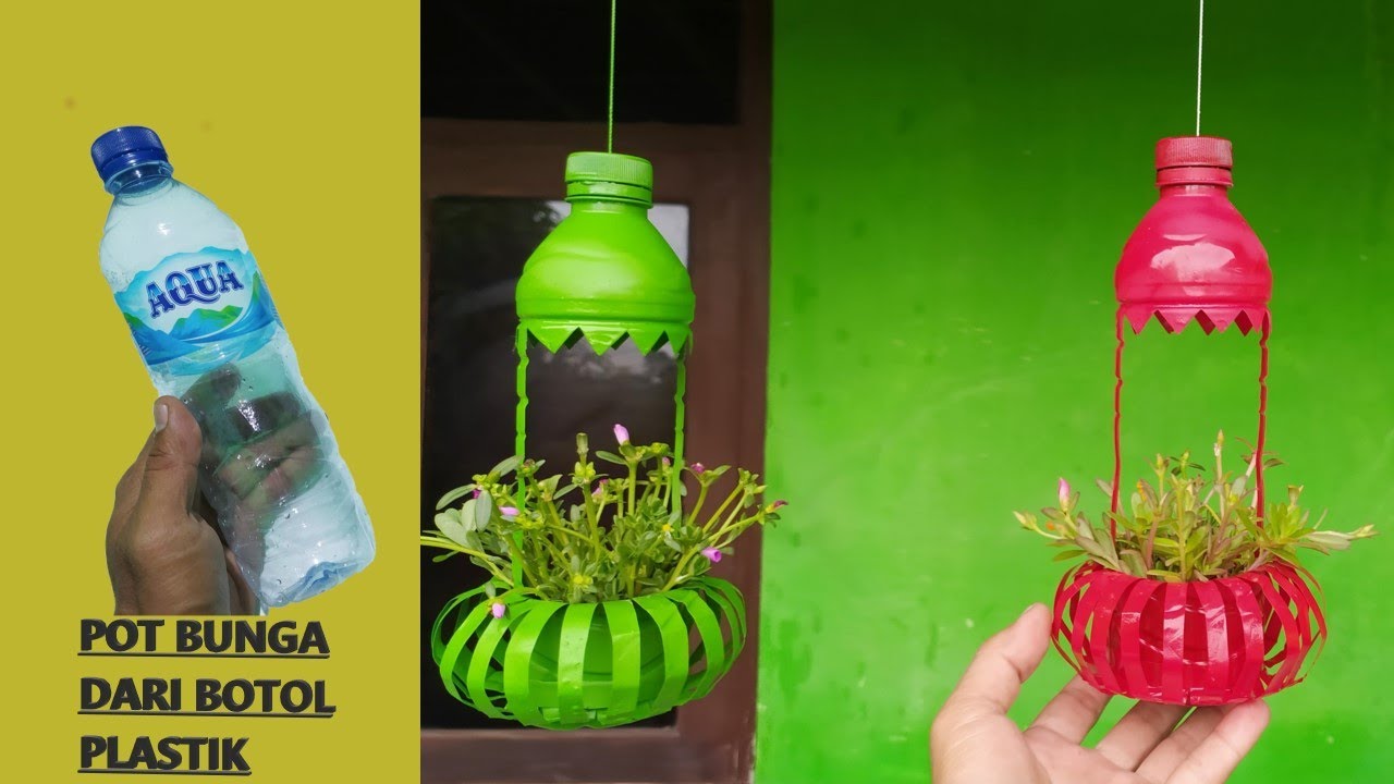 Detail Gambar Cara Membuat Pot Bunga Dari Botol Bekas Nomer 45