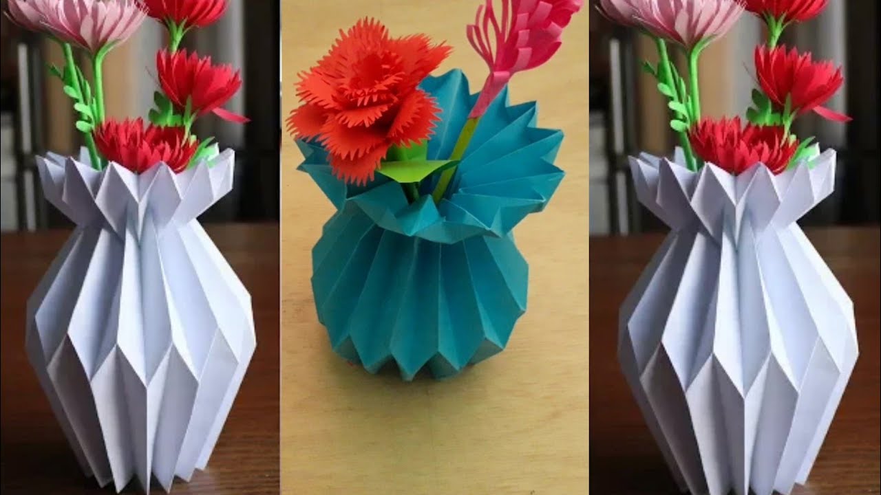 Detail Gambar Cara Membuat Pot Bunga Dari Kertas Nomer 2