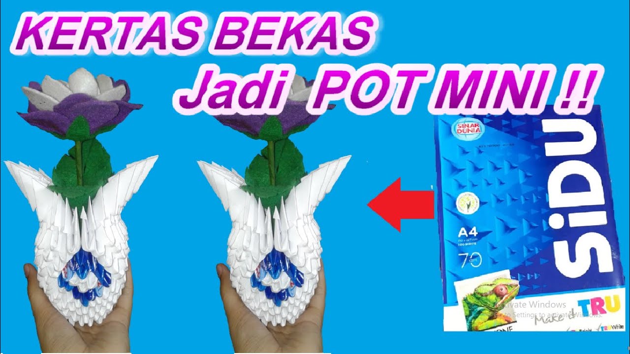 Detail Gambar Cara Membuat Pot Bunga Dari Kertas Nomer 23