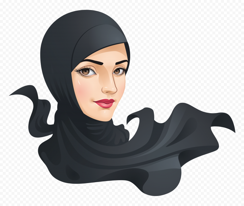 Detail Gambar Close Up Muslimah Vektor Png Nomer 3