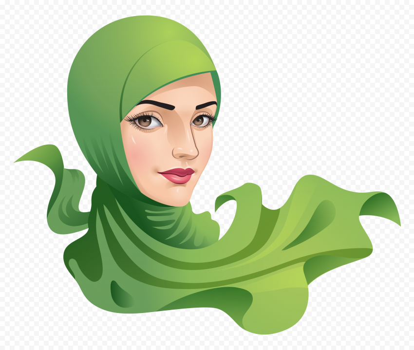 Detail Gambar Close Up Muslimah Vektor Png Nomer 7